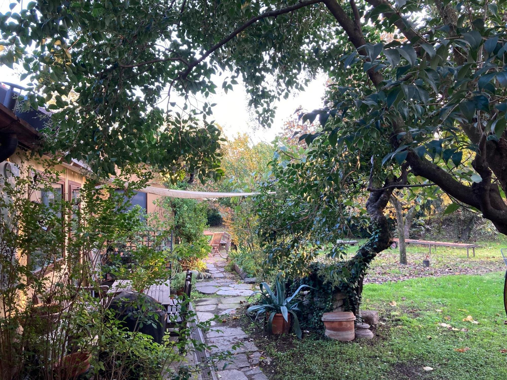Green Oasis On Water In The Center Of Milan Bagian luar foto